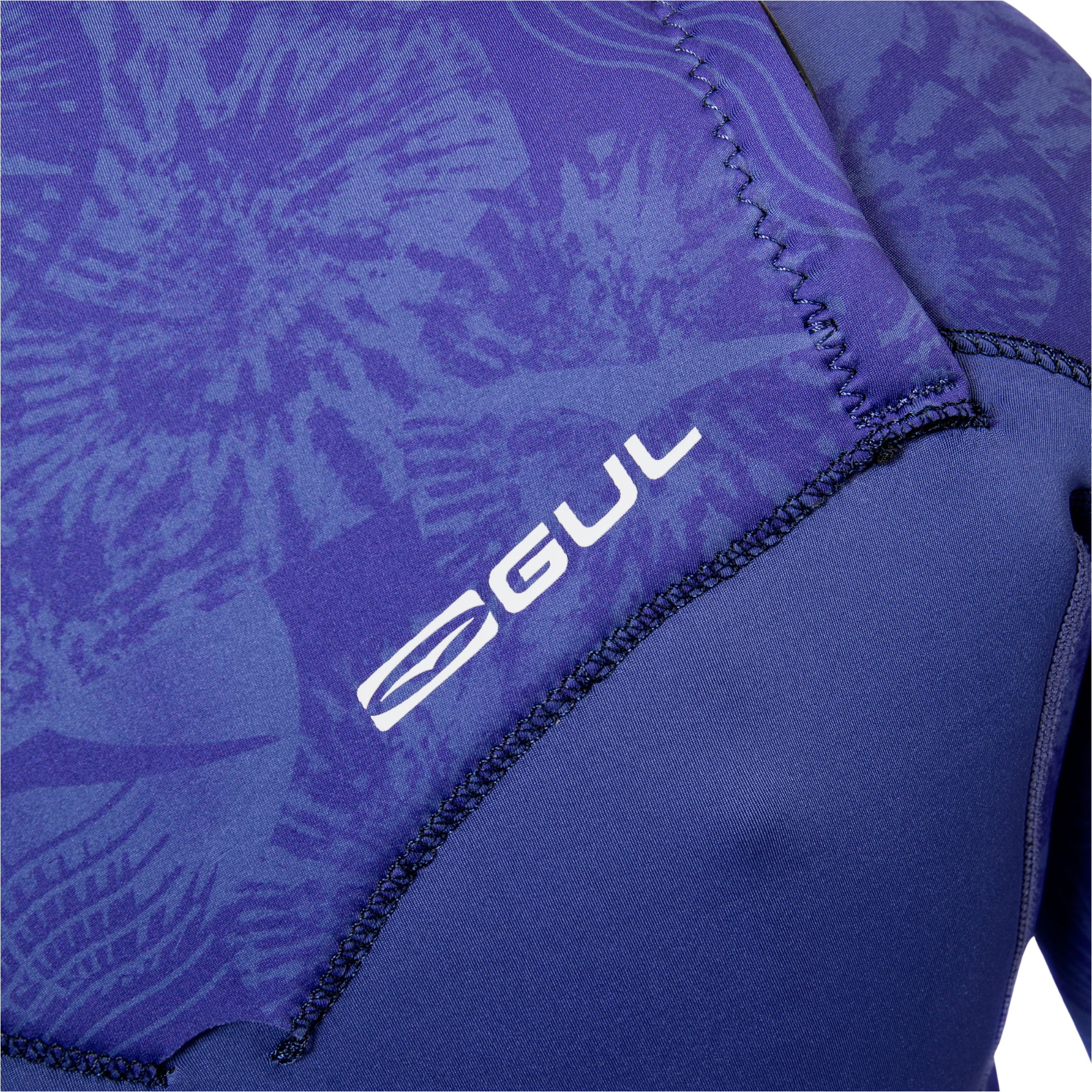 2026 Gul Womens Echo Natur 3/2mm Chest Zip Wetsuit EC1328-BLTB - Blue / Tiebird